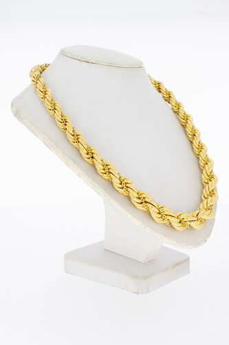 18 Karat Gelbgold Kordelkette - 49,3 cm