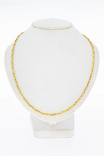 18 Karat Barrenkette Gold - 56,8 cm