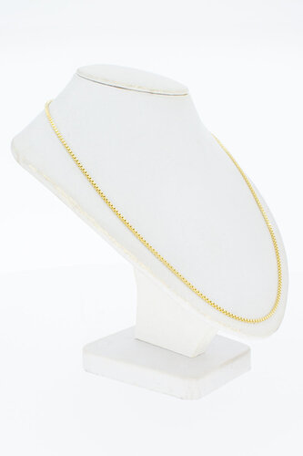 Figaro Gliederkette aus 14 kt Gelbgold - 46,7 cm