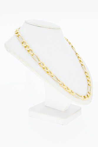 18 Karat Figaro Gold Kette - 59,6 cm