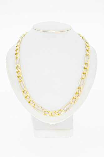 18 Karat Figaro Gold Kette - 59,6 cm