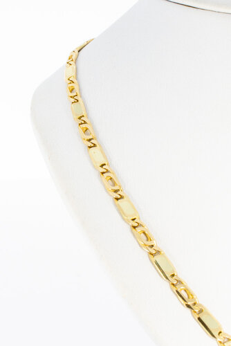 Falkenauge goldkette 14 Karat - 49,9 cm