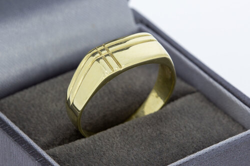 14 Karat Gold Statement-Ring - 20,8 mm