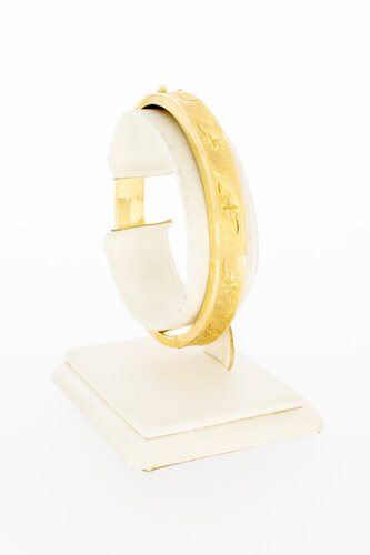 Figurierte Gold Armreif 14 Karat  - 57,1 x 52,3