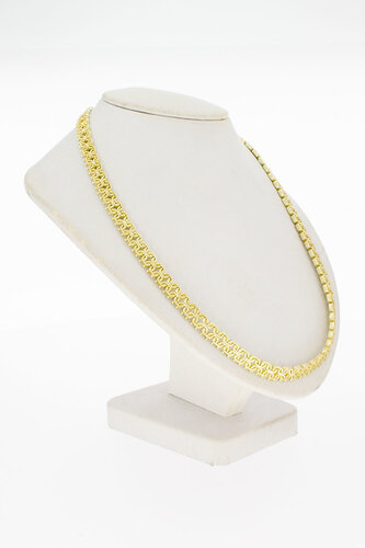 Geflochtene Kette 14 Karat Gold - 46,6 cm