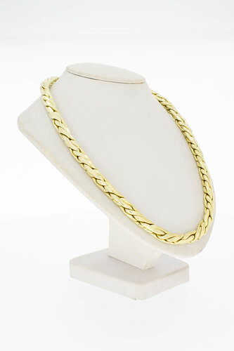 14 Karat Fuchsschwanz Goldkette - 46,5 cm