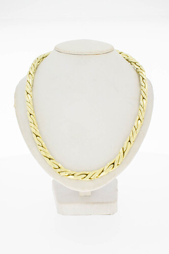 14 Karat Fuchsschwanz Goldkette - 46,5 cm