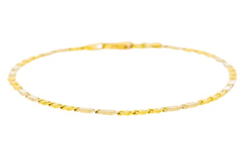 Falkenauge Armband 14 Karat Gold - 20 cm