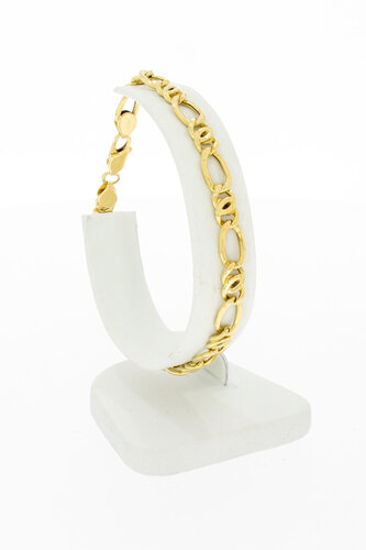 Falkenauge Armband 18 Karat Gold - 19,9 cm