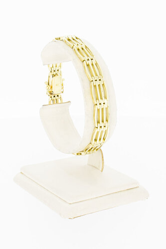 14 Karat Gold Vintage Barren Armband - 19 cm