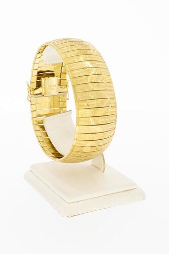 Breites Gold Armband 18 Karat - 19,5 cm