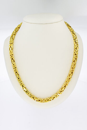 Byzantinischen Herren Kette 585 Gold - 80 cm