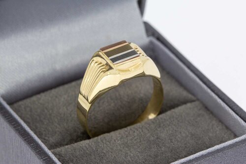 14 Karat Gold Pinky Ring - Durchmesser 18,7 mm