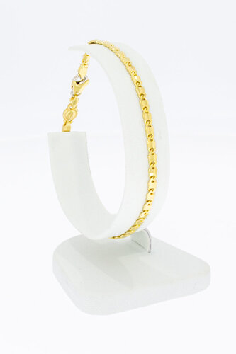 Falkenaugen Armband 18 Karat Gold - 19,5 cm