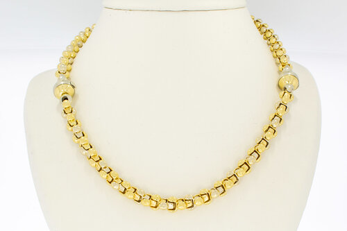 Baraka-Stil Kette aus 18 Karat Gold - 68,8 cm