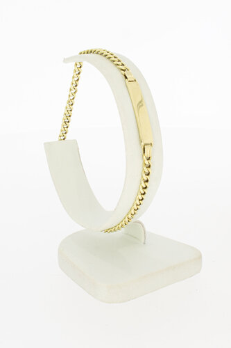 Namensarmband 14 Karat Gold - 19,5 cm